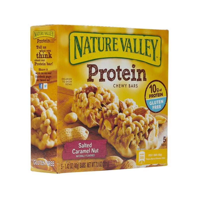 NATURE VALLEY Protein Chewy Bars - Salted Caramel Nut  (201g)