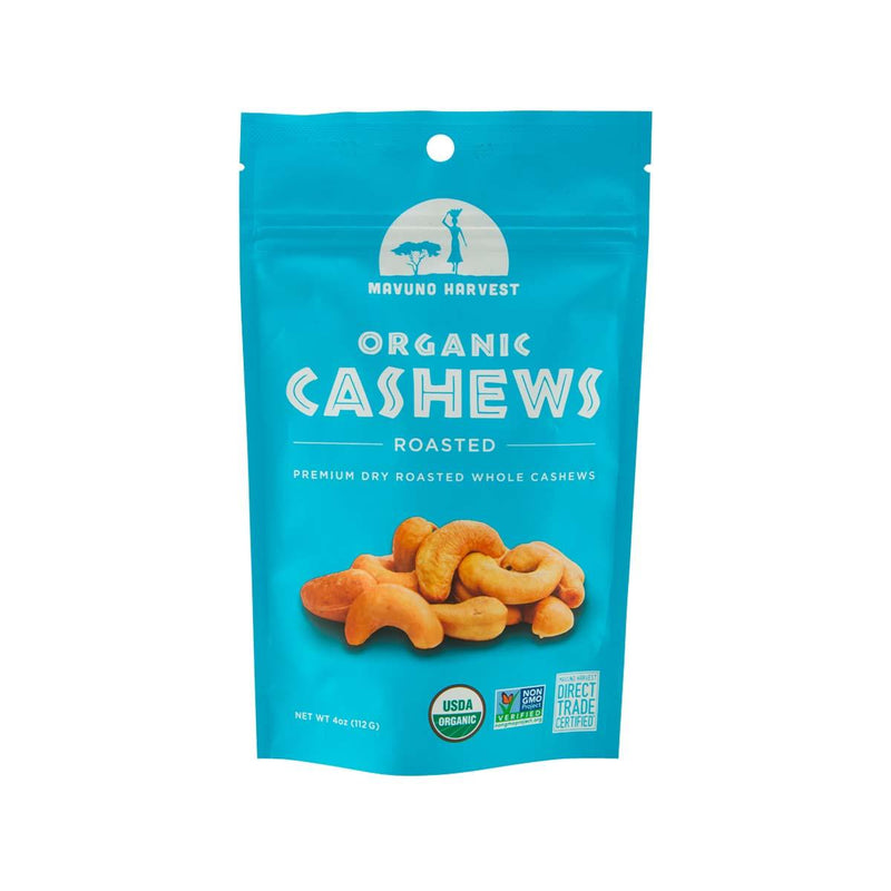 MAVUNO HARVEST Organic Roasted Cashews  (112g)