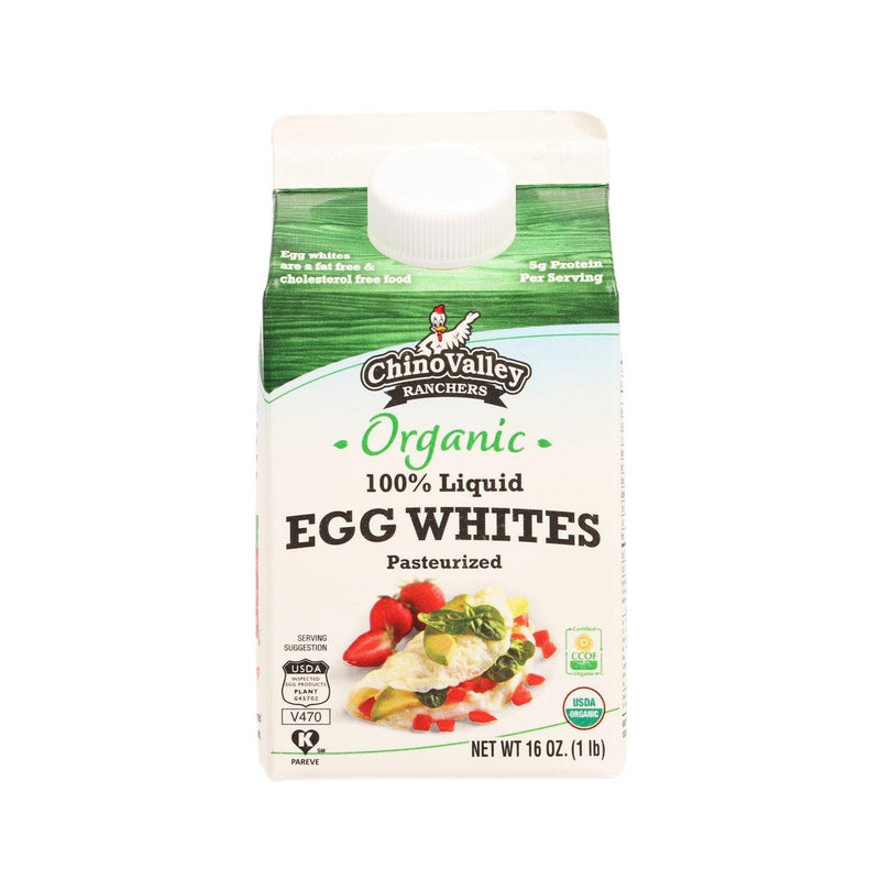 CHINO VALLEY Pasteurized Organic 100% Liquid Egg Whites  (16oz)
