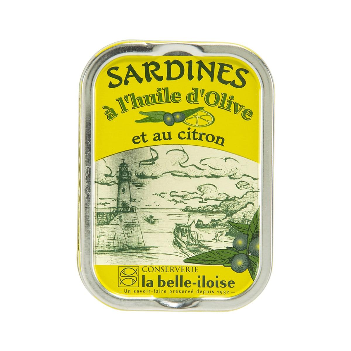 LA BELLE-ILOISE Sardine in Olive Oil with Lemon  (115g)