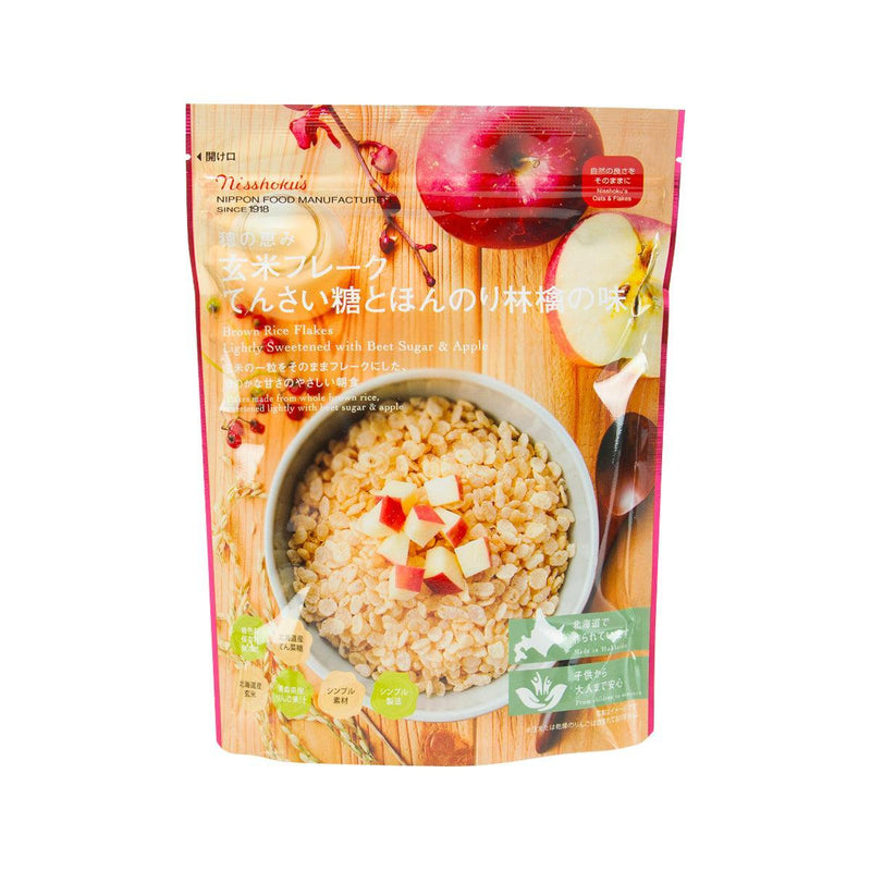 NIHONSHOKUHIN Brown Rice Flake - Beet Sugar and Apple  (150g)