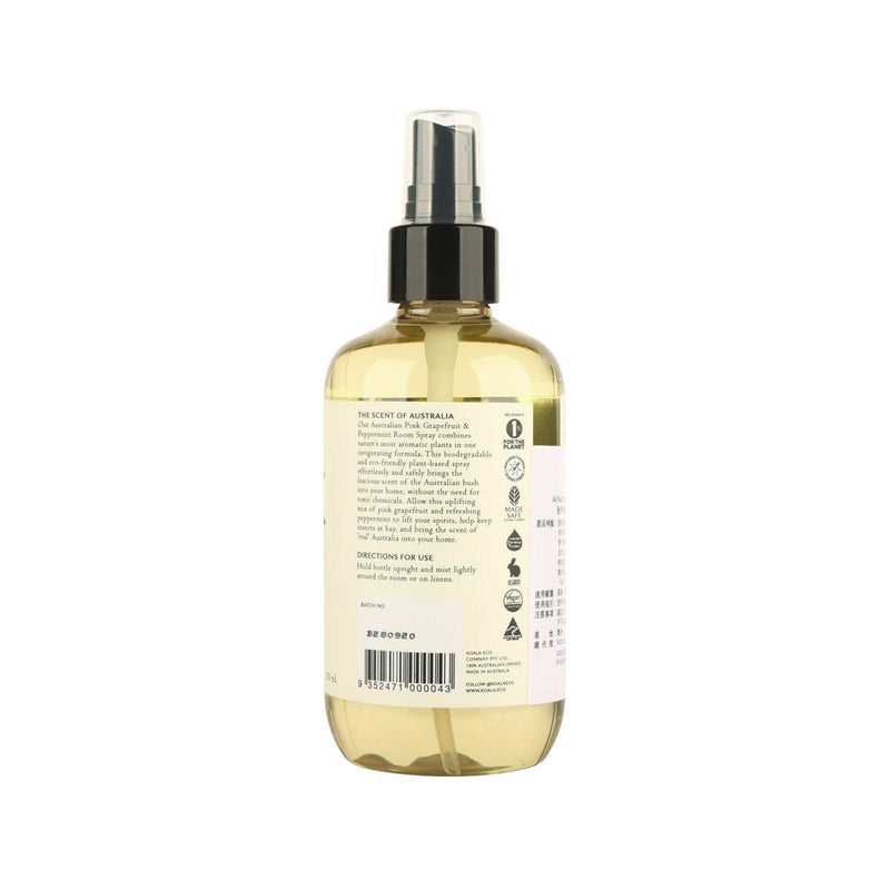 KOALA ECO All Natural Room Spray - Pink Grapefruit & Peppermint Essential Oil  (250mL)