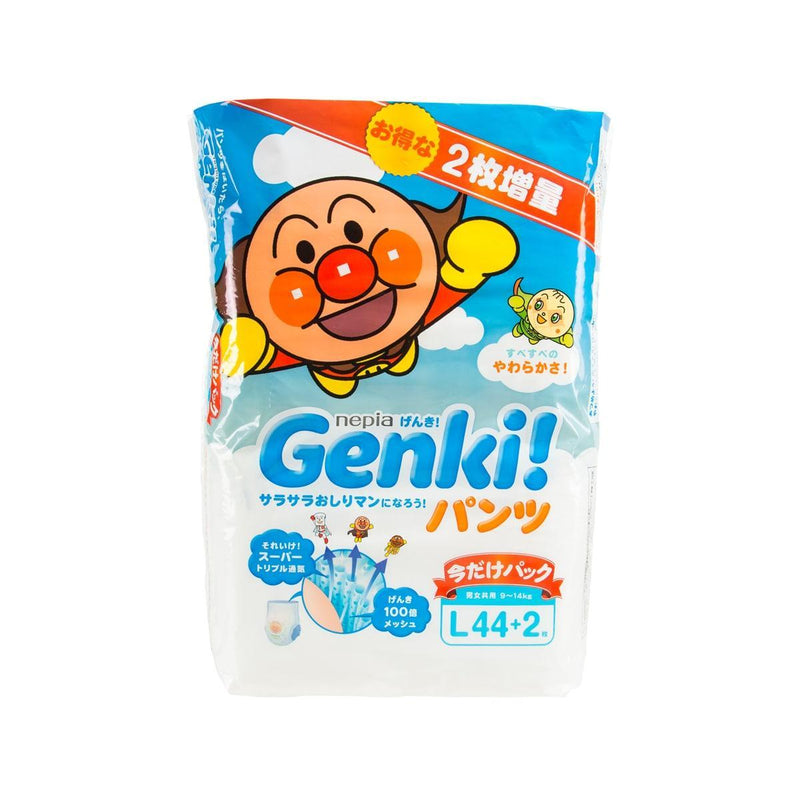 NEPIA Genki Anpanman Series - Training Pants L Size  (44pcs)