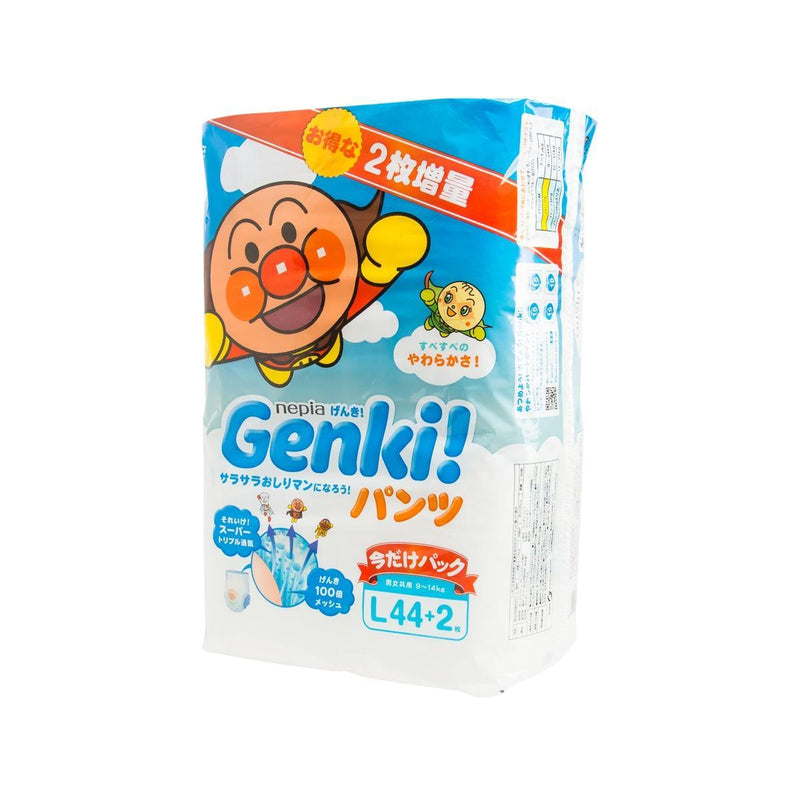 NEPIA Genki Anpanman Series - Training Pants L Size  (44pcs)