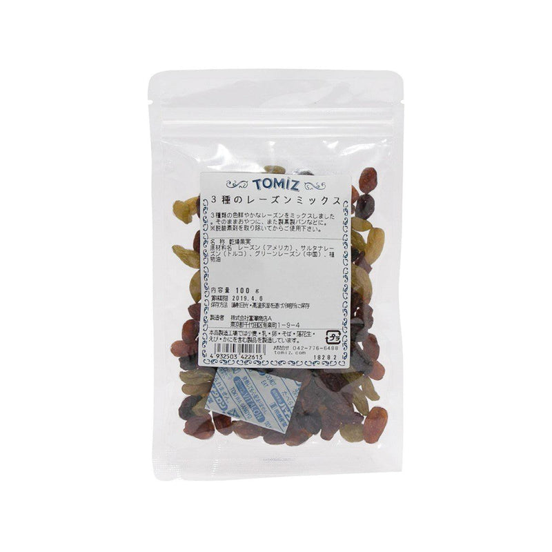 TOMIZAWA Mixed Raisins - 3 Varieties  (100g) - city&