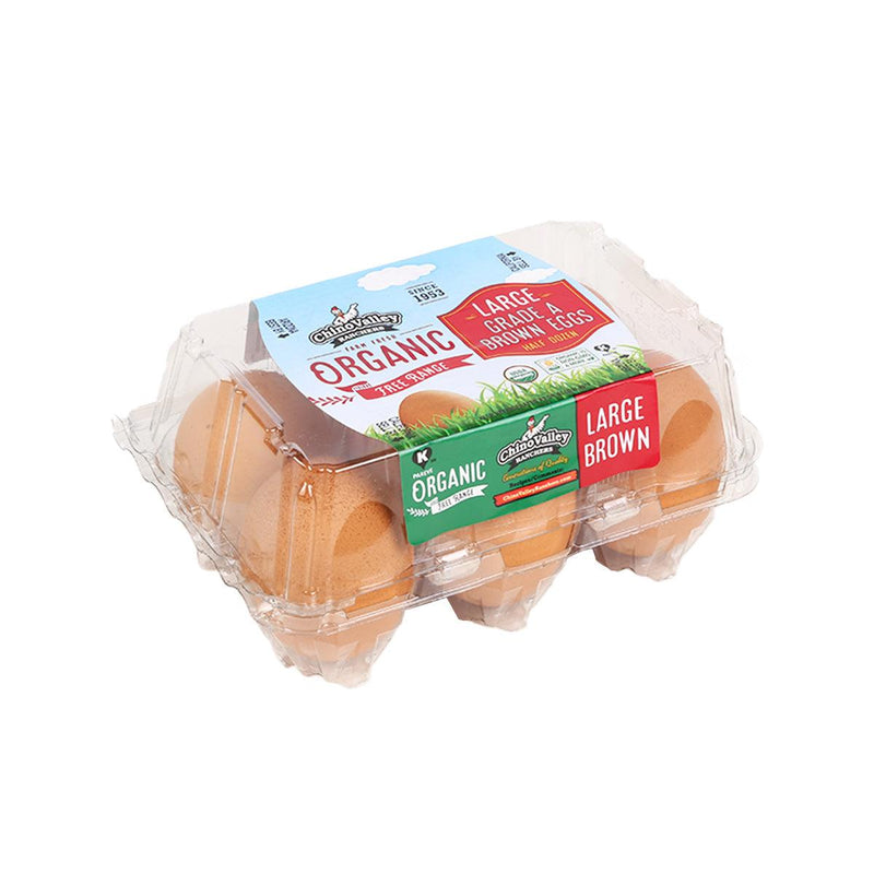 CHINO VALLEY Organic Free Range Eggs - Large  (6pcs)