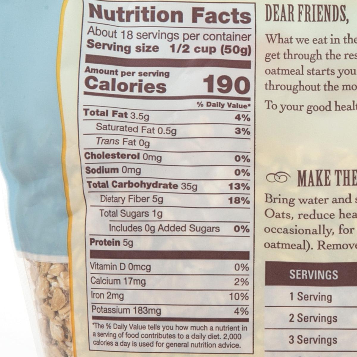 BOB'S RED MILL Organic Old Fashion Rolled Oats  (907g)