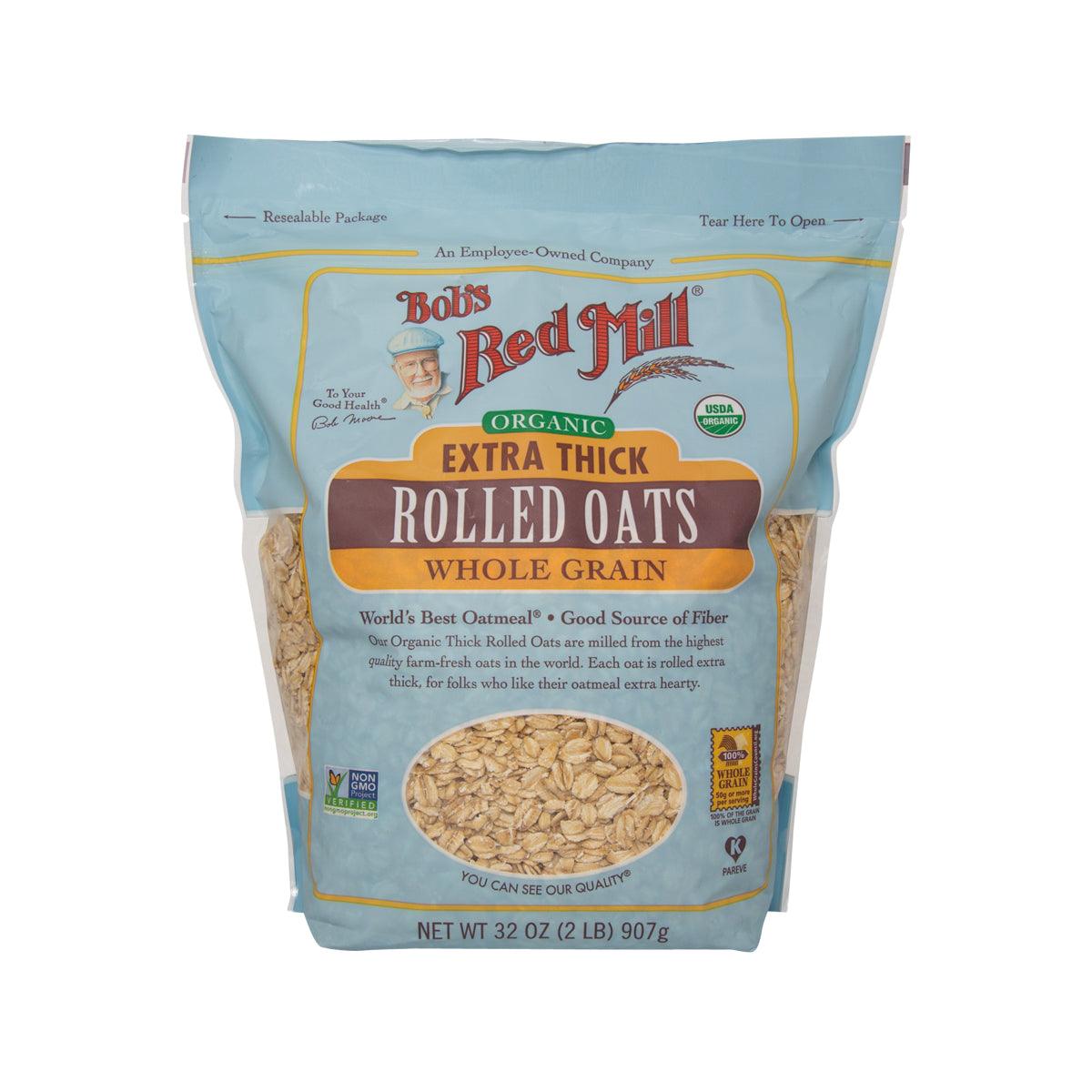 BOB'S RED MILL Organic Extra Thick Rolled Oats (907g) – city'super E-Shop