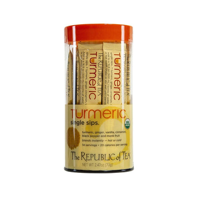 THE REPUBLIC OF TEA Organic Turmeric Single Sips Drink Mix  (70g) - city'super E-Shop