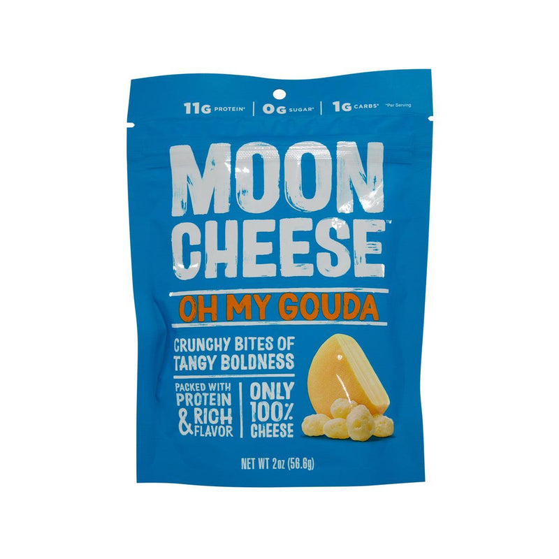 MOON CHEESE Cheese Snack - Oh My Gouda  (57g)
