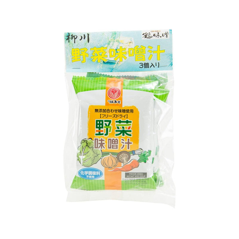 TSURU MISO Instant Mixed Vegetable Soup  (3 x 15g) - city&