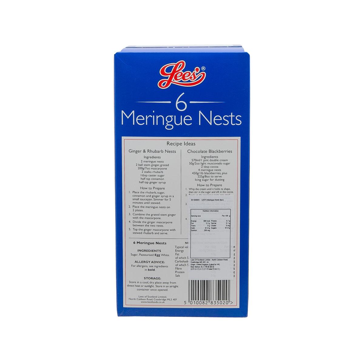 LEE'S Meringue Nests  (6pcs)