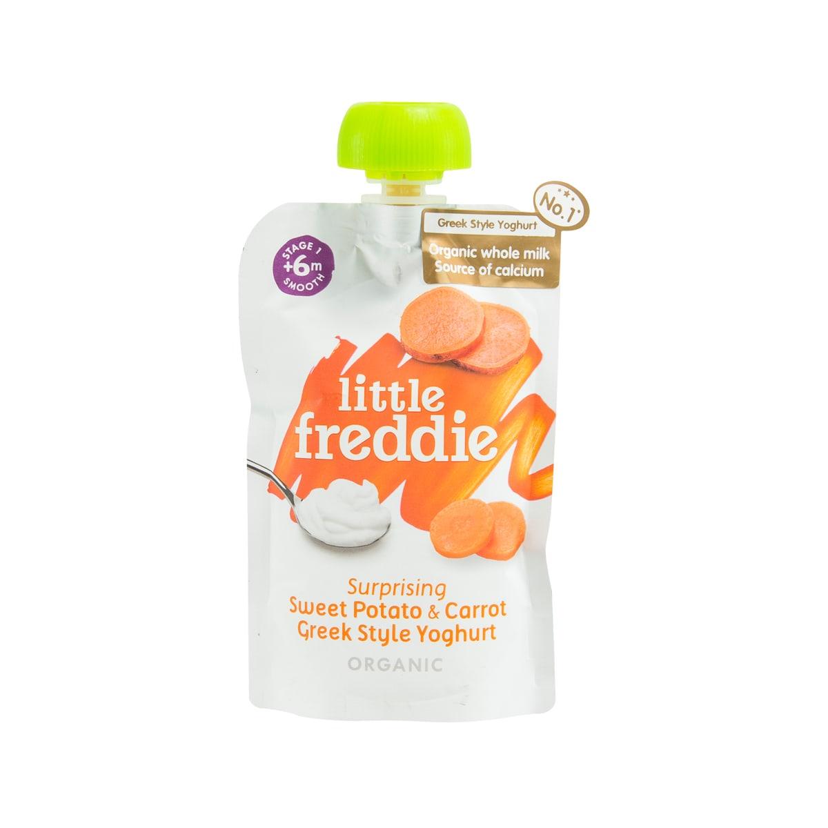 LITTLE FREDDIE Organic Surprising Sweet Potato & Carrot Greek Style Yoghurt  (100g)