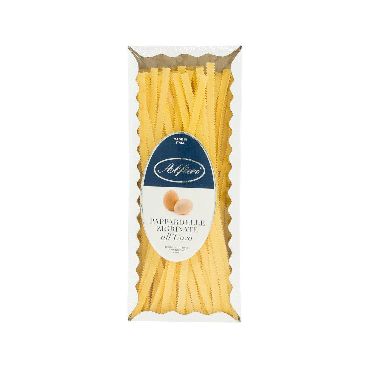 ALFIERI Artisanal Pappardelle Zigrinate Egg Pasta  (250g)