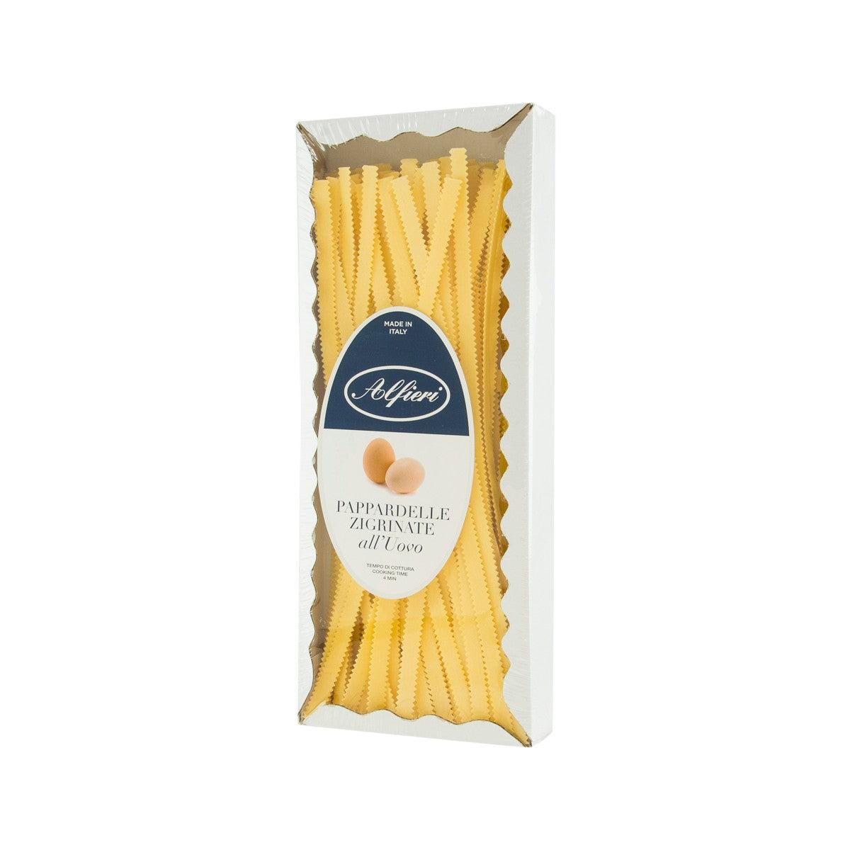 ALFIERI Artisanal Pappardelle Zigrinate Egg Pasta  (250g)