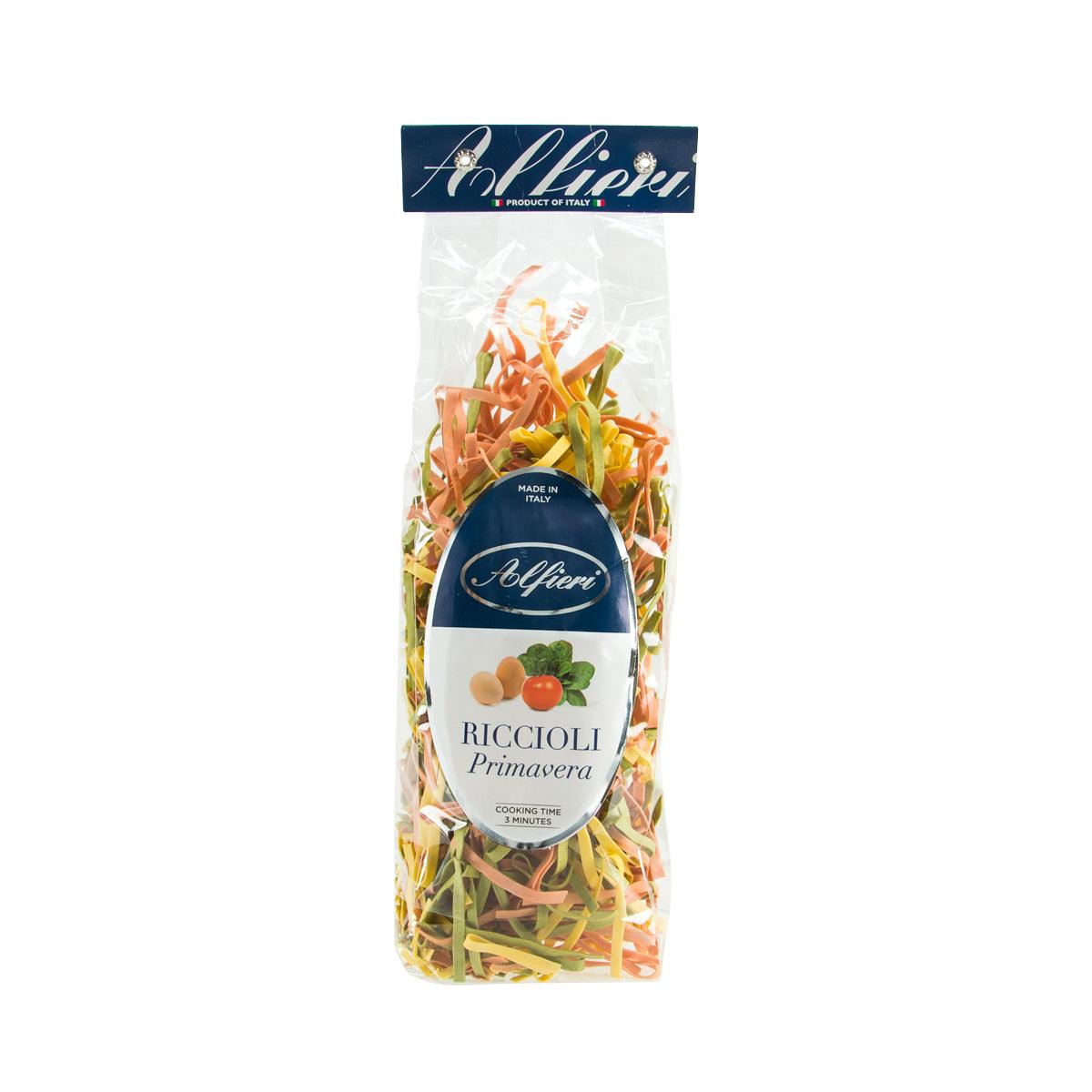 ALFIERI Artisanal Tri-Color Primavera Riccioli Pasta  (250g)