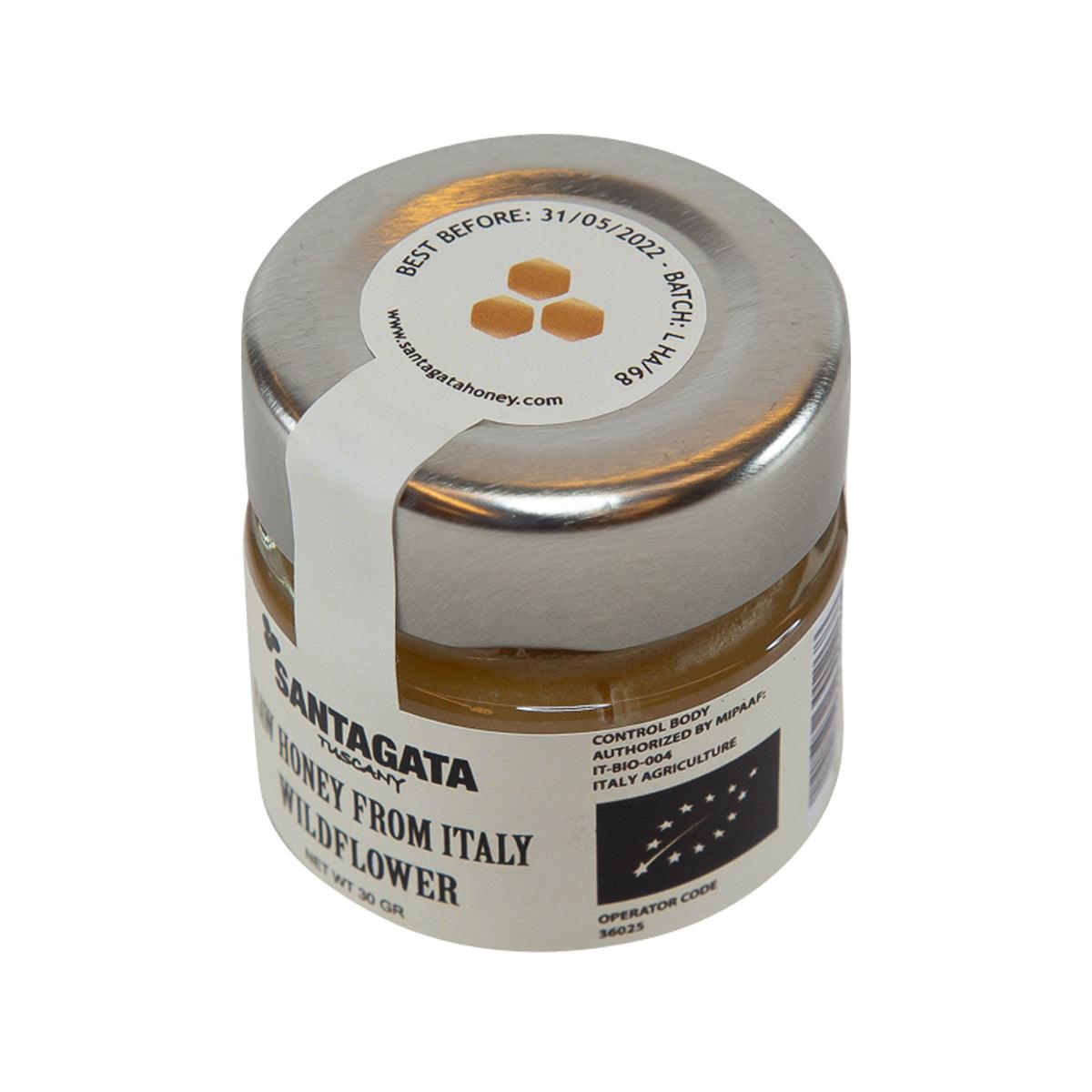 SANT' AGATA Organic Raw Wildflower Honey  (30g)