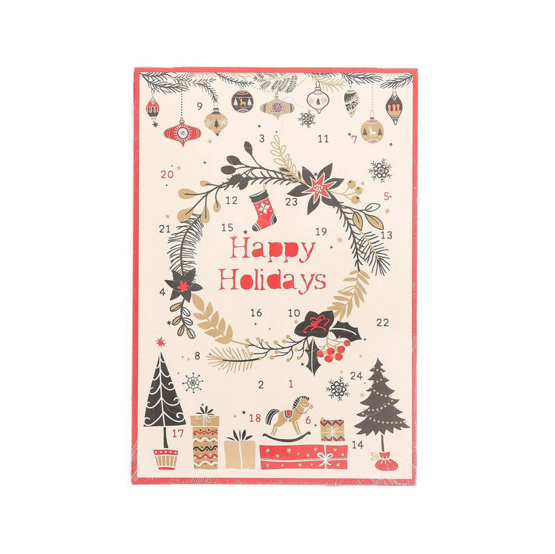 EUREKA Advent Calendar with Chocolate - Happy Holidays  (40g)