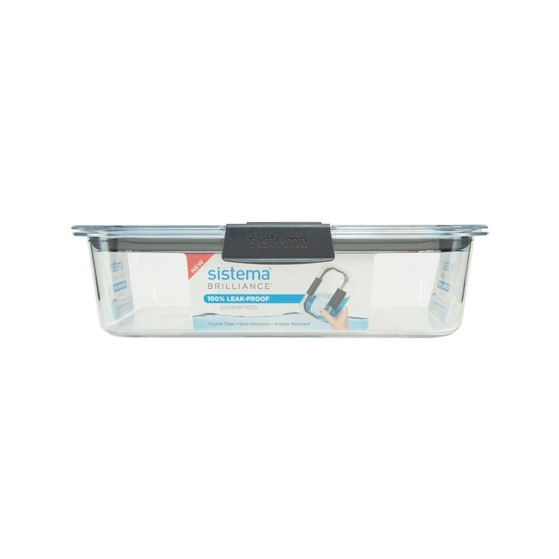 SISTEMA Brilliance Large Rectangle Food Storage Container 2L