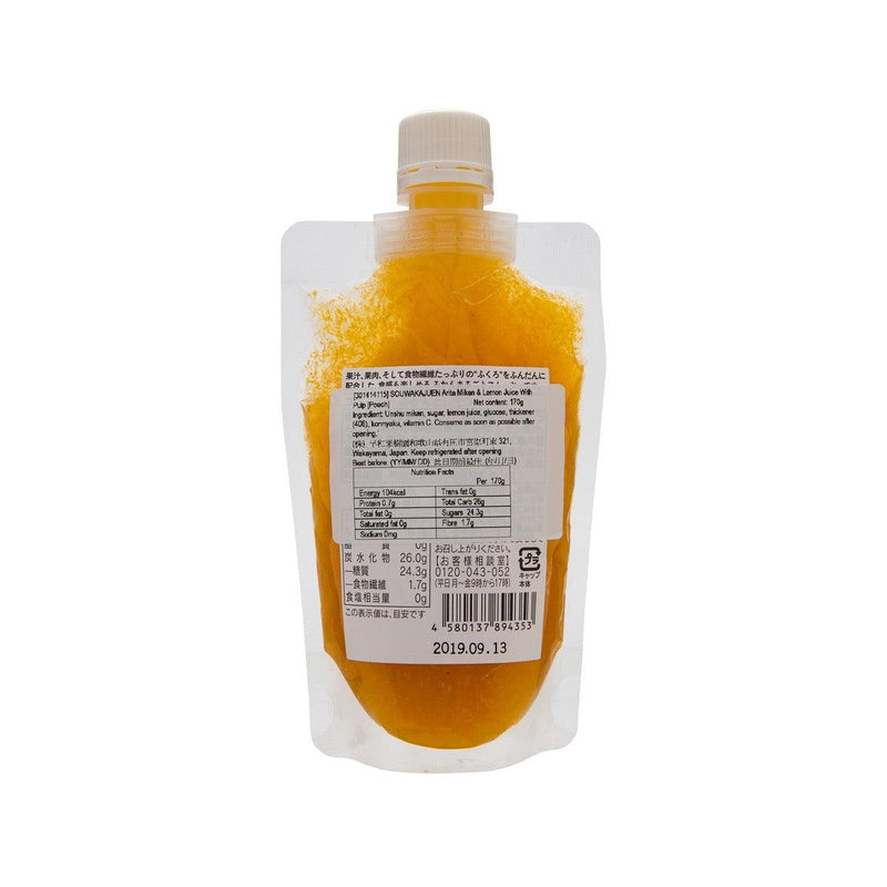 SOUWAKAJUEN Arita Mikan & Lemon Juice with Pulp [Pouch]  (170g)