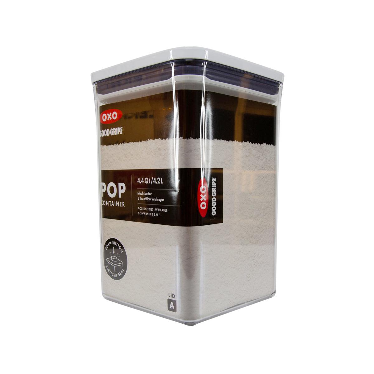 OXO POP CONTAINER-BIG SQUARE 4.4QT