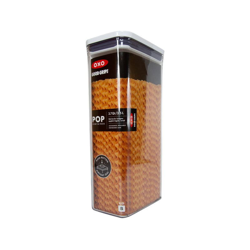 OXO POP CONTAINER-RECTANGLE 3.7QT