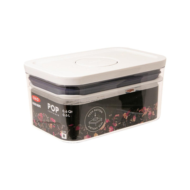 OXO POP CONTAINER-RECTANGLE 0.6QT