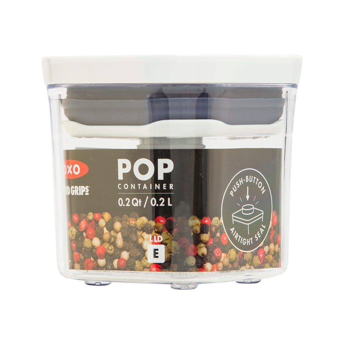 OXO POP CONTAINER-MINI SQ. 0.2QT