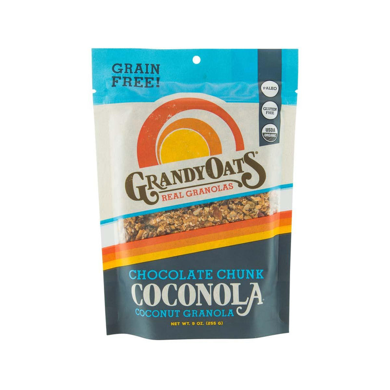 GRANDYOATS Coconola Organic Grain-Free Granola - Dark Chocolate  (255g)