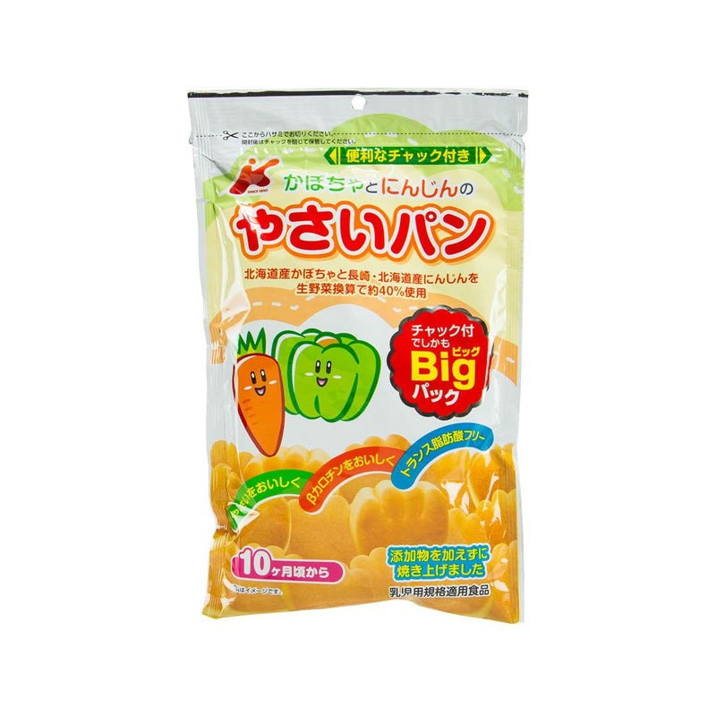 KANEMASU 南瓜紅蘿蔔蔬菜麵包 (18個月以上)  (88g) 