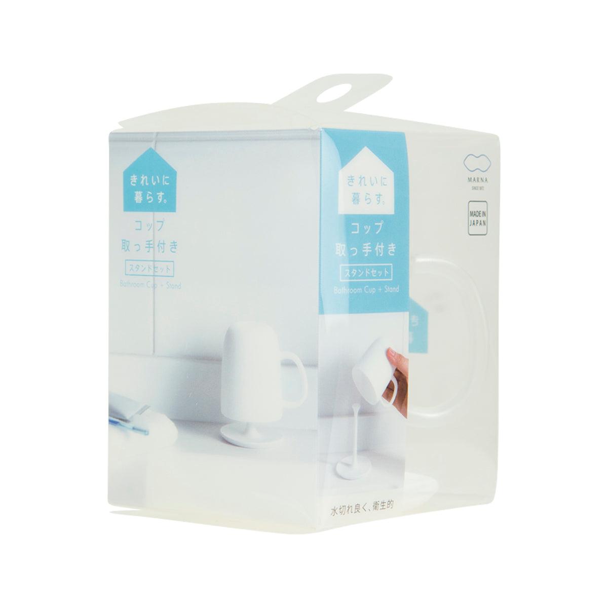 MARNA BATHROOM CUP W/ STAND-CLEAR