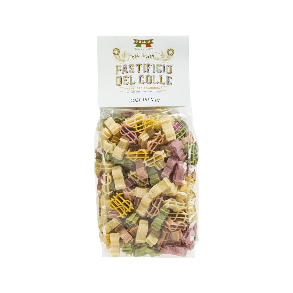 PASTIFICIO DEL COLLE Artisanal Colorful Pasta - Dollar Sign  (500g)