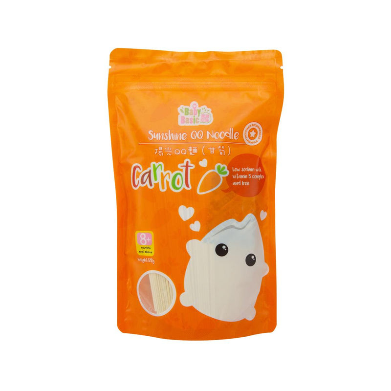 BABY BASIC Sunshine QQ Noodle - Carrot [8+ Months]  (220g)