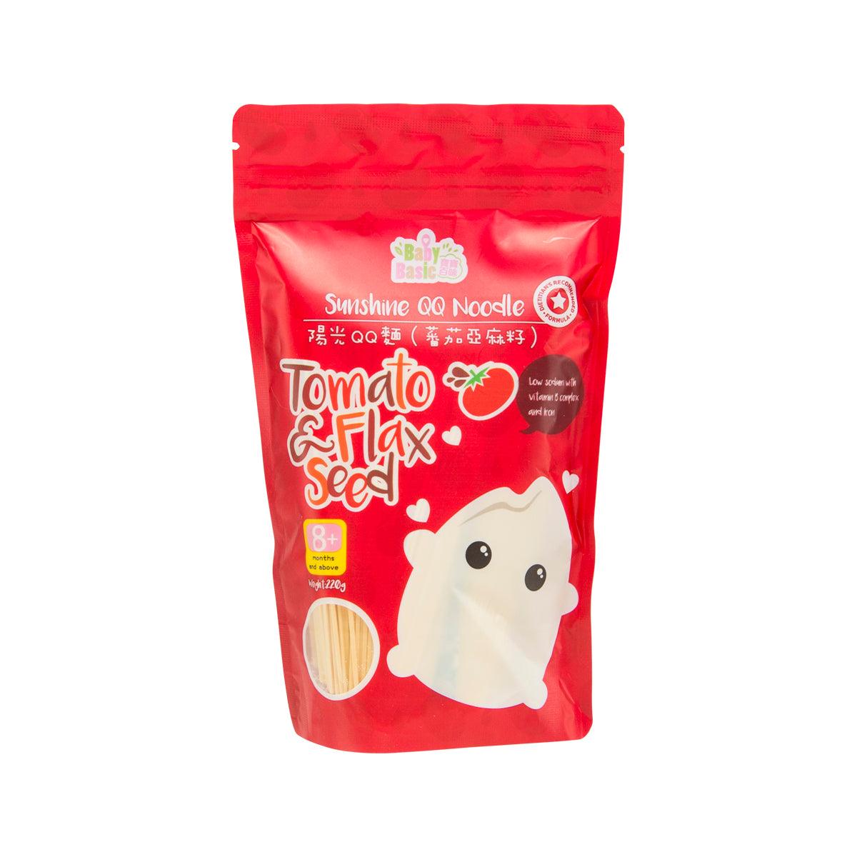 寶寶百味 陽光QQ麵 - 蕃茄&亞麻籽 [8個月大]  (220g)