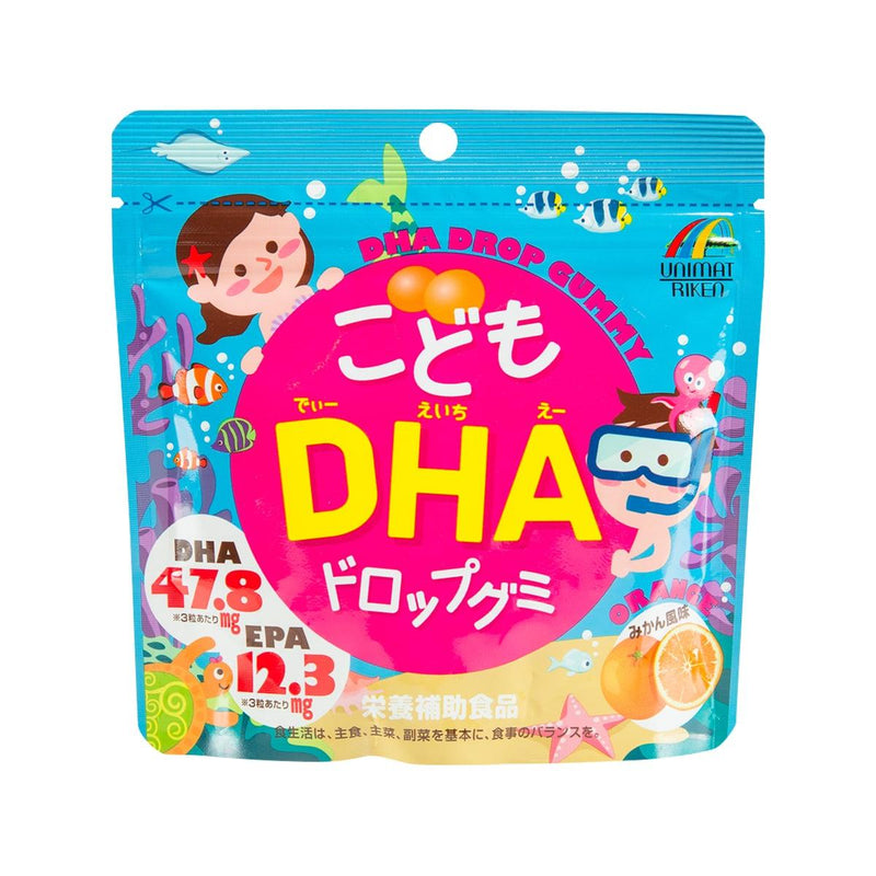 UNIMAT RIKEN DHA Drop Gummy for Children - Orange Flavor  (82g) - city&