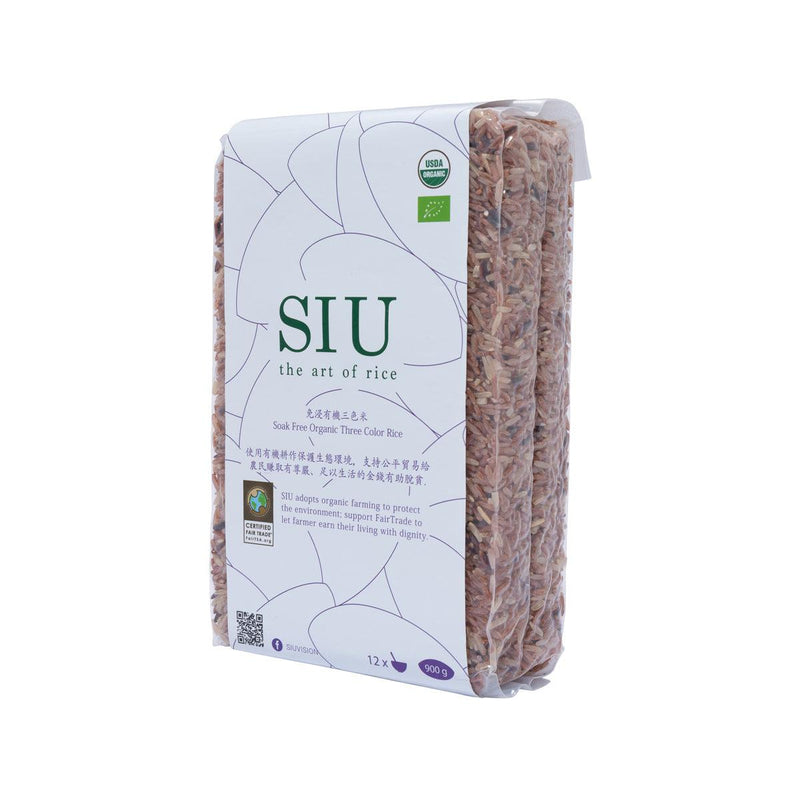 SIU Soak Free Organic Three Color Rice  (900g)