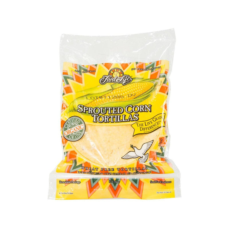 FOOD FOR LIFE Organic Sprouted Corn Tortillas  (283g)