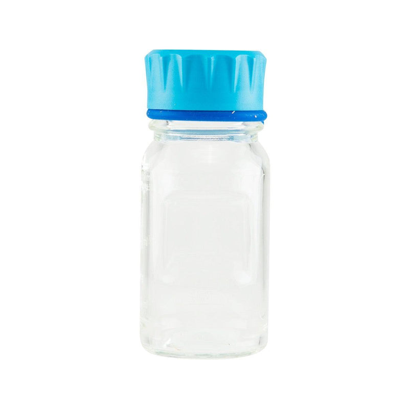 DURAN Clear bottle 125ml w/ Cyan Cap