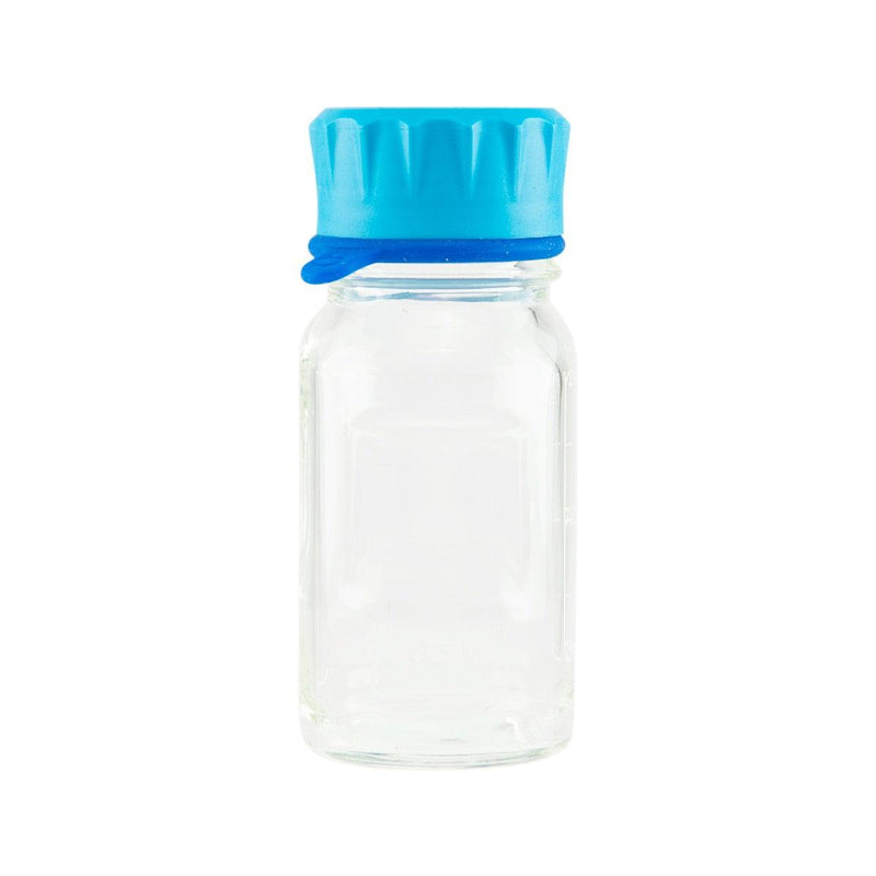 DURAN Clear bottle 125ml w/ Cyan Cap
