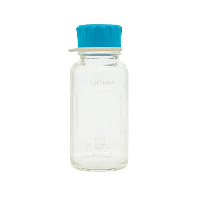 DURAN Clear bottle 250ml w/ Cyan Cap