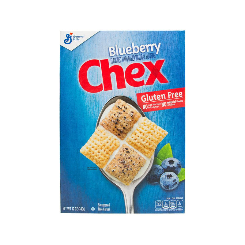 GENERALMILLS Blueberry Flavored Chex Sweetened Rice Cereal - Gluten Free  (340g)