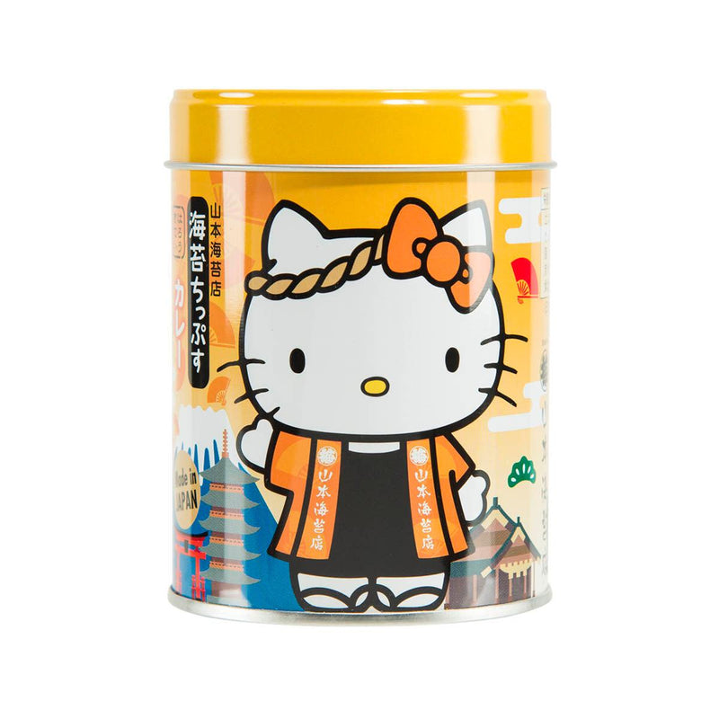 YAMAMOTO NORITEN Hello Kitty Seaweed Snack - Curry  [Japanese Scenery Edition]  (20g) - city&