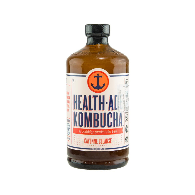 HEALTH ADE KOMBUCHA Organic Raw Kombucha - Cayenne Cleanse  (473mL)