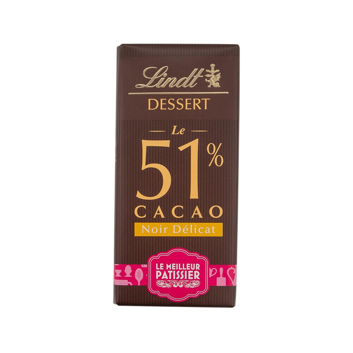 LINDT 烘焙用朱古力 - 51%可可  (200g)