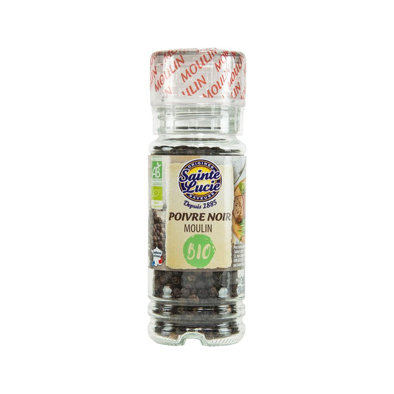 SAINTE LUCIE Organic Black Peppercorn with Mill  (50g)