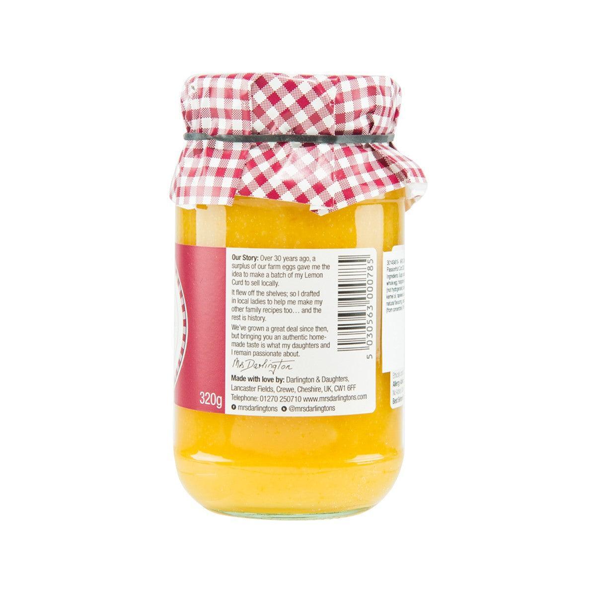 MRS DARLINGTON'S Passionfruit Curd  (320g)