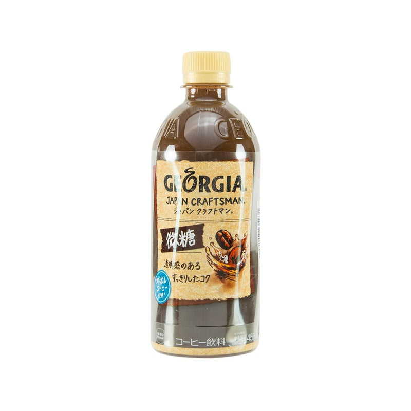 GEORGIA Japan Craftsman Coffee - Low Sugar [PET]  (500mL)