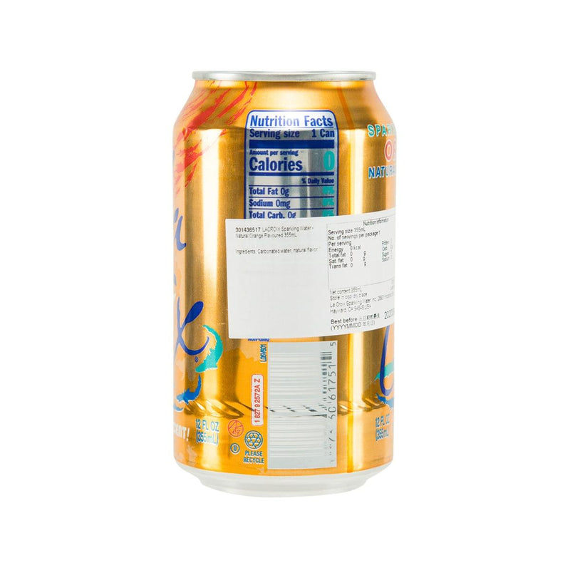 LACROIX Sparkling Water - Natural Orange Essenced  (355mL)
