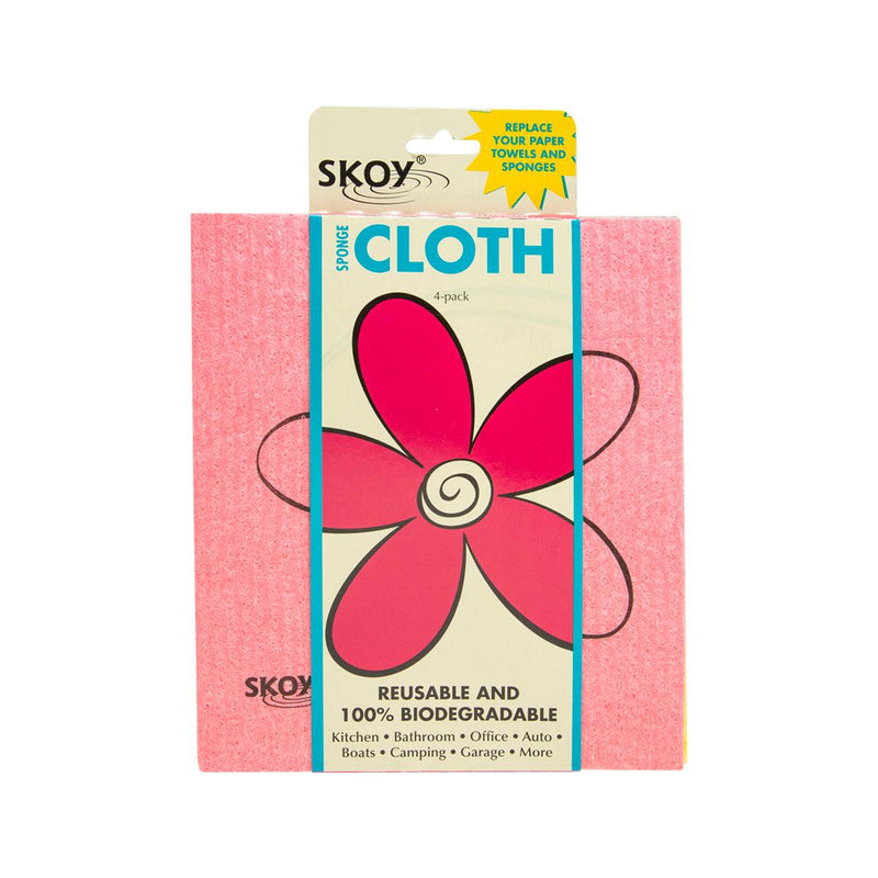 SKOY Skoy Biodegradable Cleaning Cloth  (4pcs)