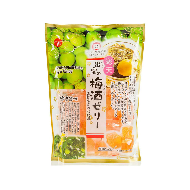 TSUYAMAYA Izumo Plum Sake Agar Candy  (130g) - city&